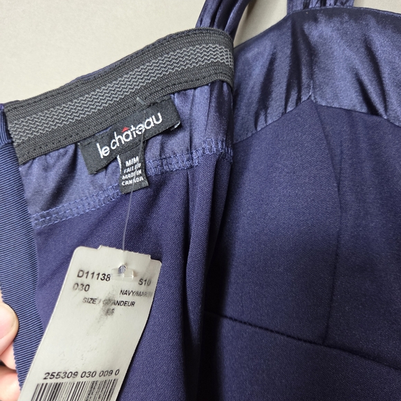 le chateau Navy Blue Women's Dress - Picture 7 of 8